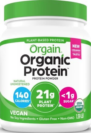Orgain Organic Vegan Protein Powder...