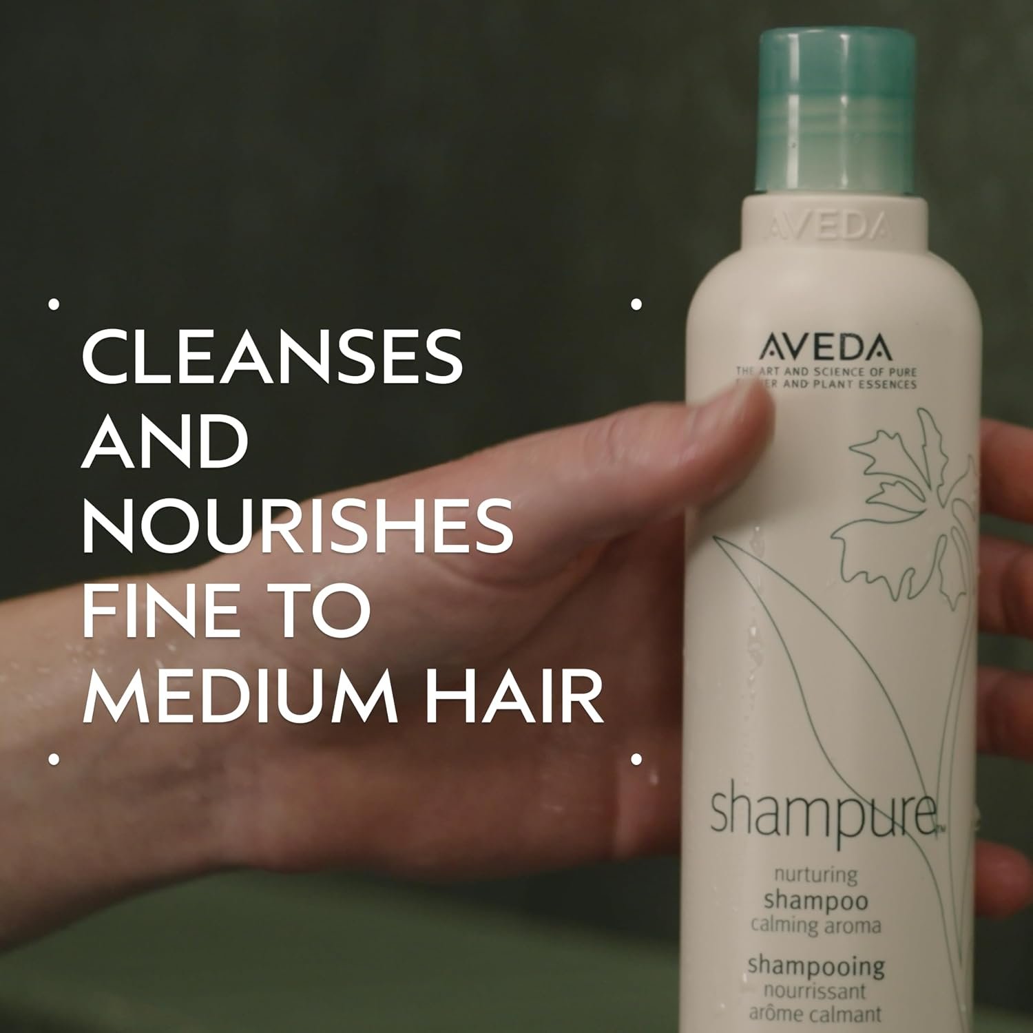 Aveda Shampure Nurturing Shampoo for Fine to Medium Hair | Gently Cleanses and Nourishes Hair | With Abyssinian Oil | Calming Aroma of Lavender & Ylang Ylang | 96% Naturally Derived - Image 3