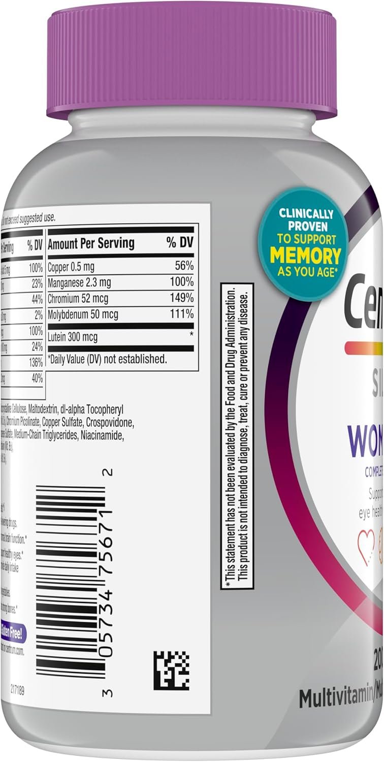 Centrum Silver Women's Multivitamin for Women 50 and Over, 200 Tablets - Image 13