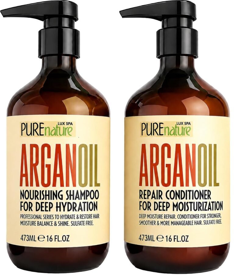 PURE NATURE LUX SPA Moroccan Argan Oil Shampoo and Conditioner Set