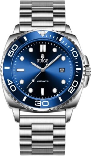 RUIGE Mens Automatic Mechanical Wat...