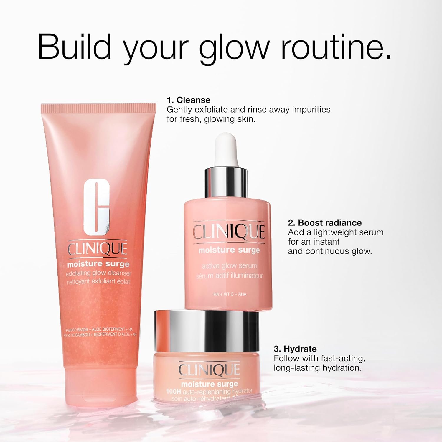 Clinique Moisture Surge 100H Auto-Replenishing Hydrator Oil Free Face Moisturizer | With Hyaluronic Acid, Aloe Bioferment and Vitamins C + E | For All Skin Types | Hydrating + Moisturizing - Image 10
