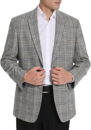 P&L Men’s Casual Plaid S...