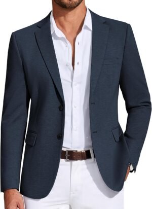 COOFANDY Mens Casual Blazer Knit Sp...