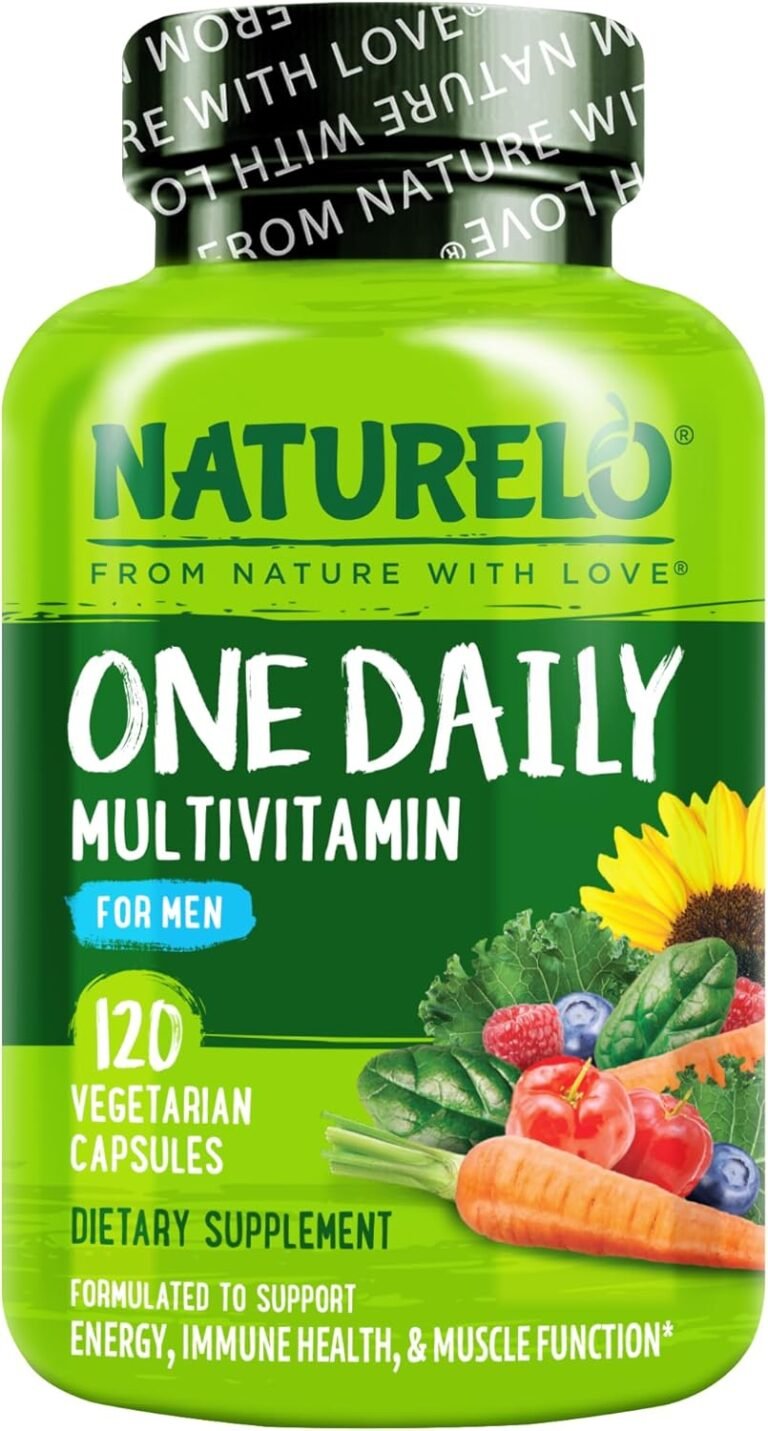 NATURELO Multivitamin for Men - One Daily, 120 Vegetarian Capsules