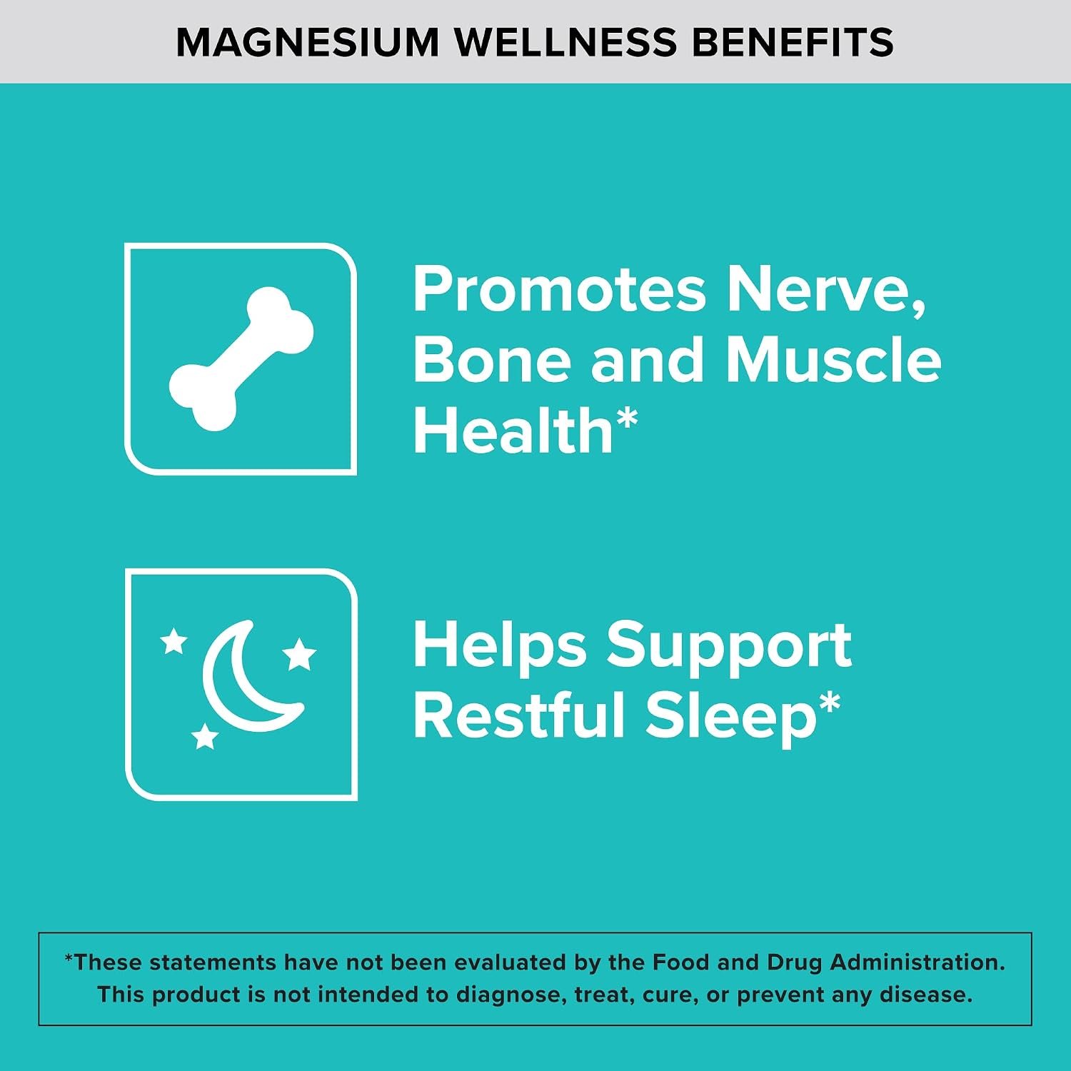 Qunol Magnesium 420mg, Extra Strength, High Absorption, Vegetarian, 180ct - Image 2