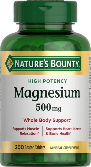 Nature’s Bounty Magnesium 500...
