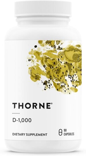 THORNE Vitamin D-1,000, Vitamin D3 ...