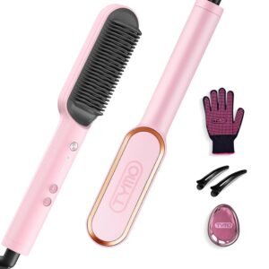 TYMO Hair Straightener Brush, Hot C...