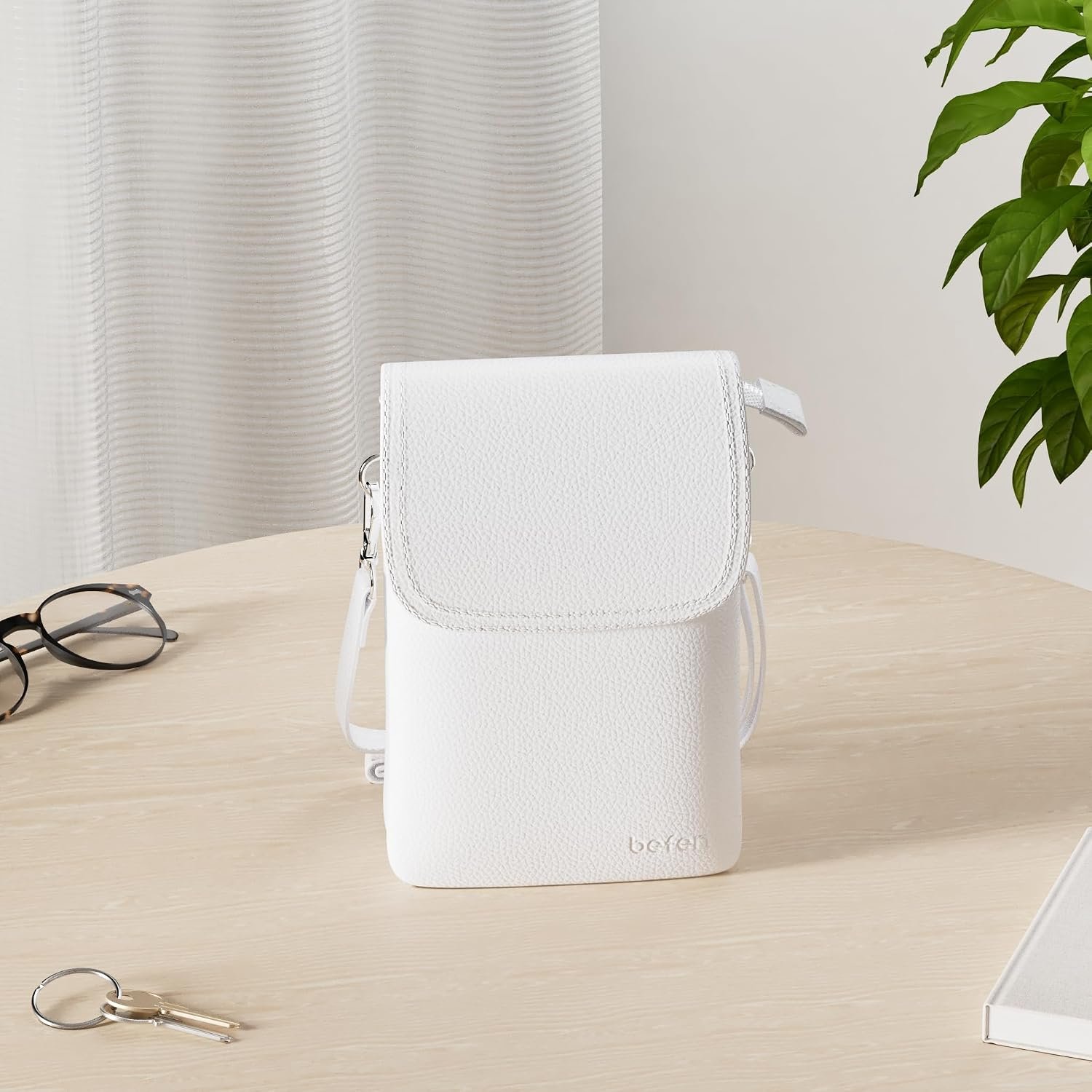 befen Genuine Leather Small Crossbody Bags for Women Cell Phone Travel Bag - Image 3