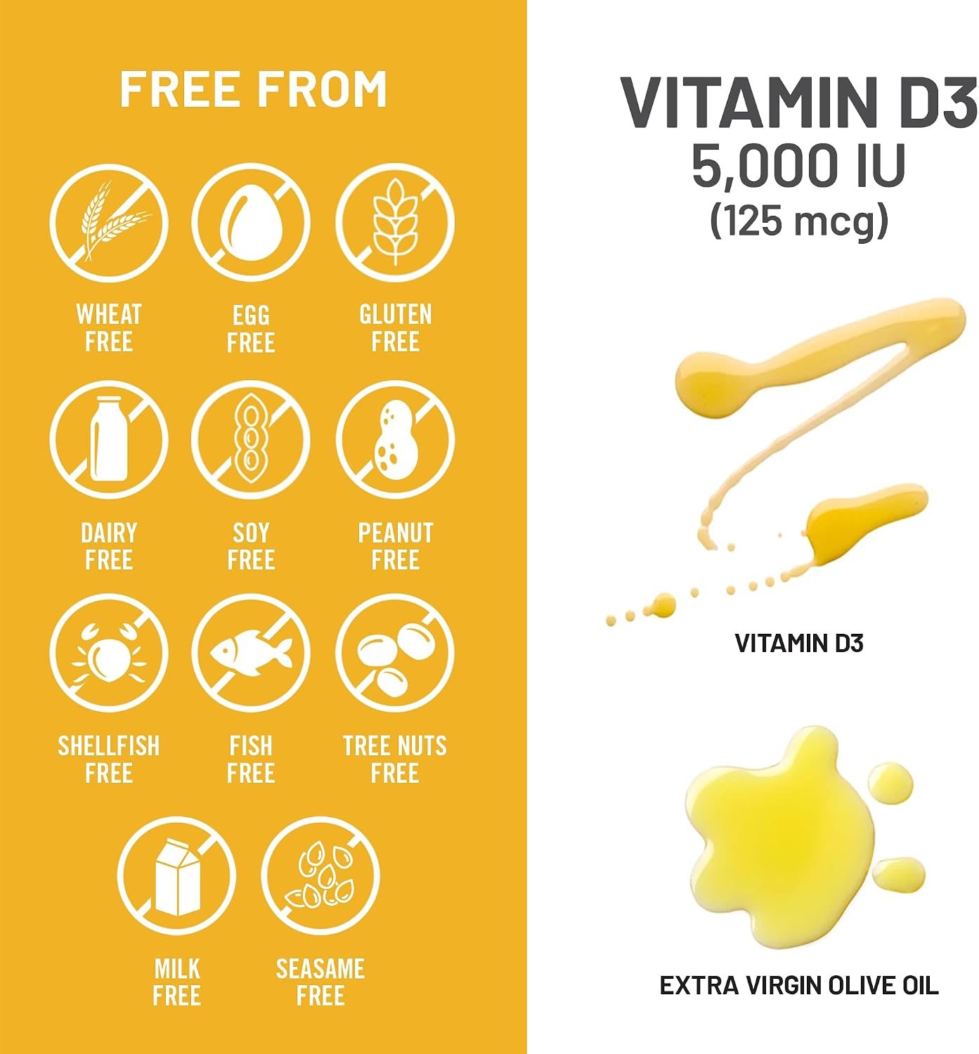 NatureWise Vitamin D3 5000IU Supplement, Immune Support, 360 Mini Softgels - Image 7