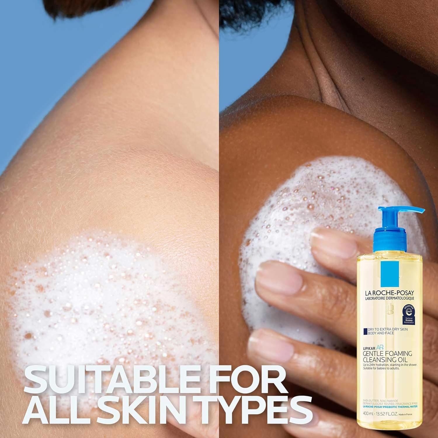 La Roche-Posay Lipikar AP+ Gentle Foaming Cleansing Oil, 13.52oz - Image 6