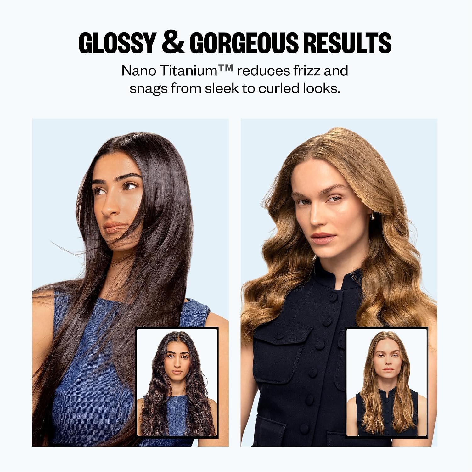 BaBylissPRO Nano Titanium Prima Ionic Hair Straightener – Professional Flat Iron & Curling Iron in One for Stylists, Pro Styling Hair Tool - Image 3