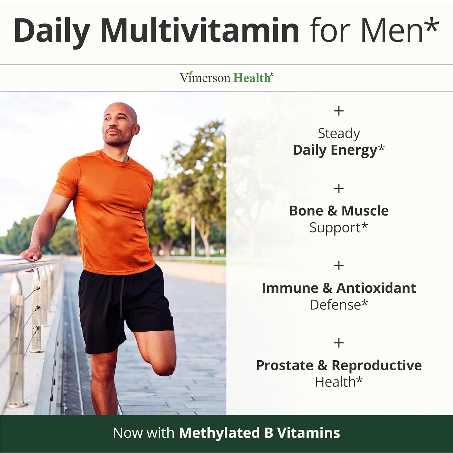 Vimerson Health Multivitamin for Men: Methylated B Vitamins, Chelated Minerals and Bioavailable D3 for Focus and Energy Support – Daily Mens Multivitamins and Multiminerals – 60 Capsules - Image 4