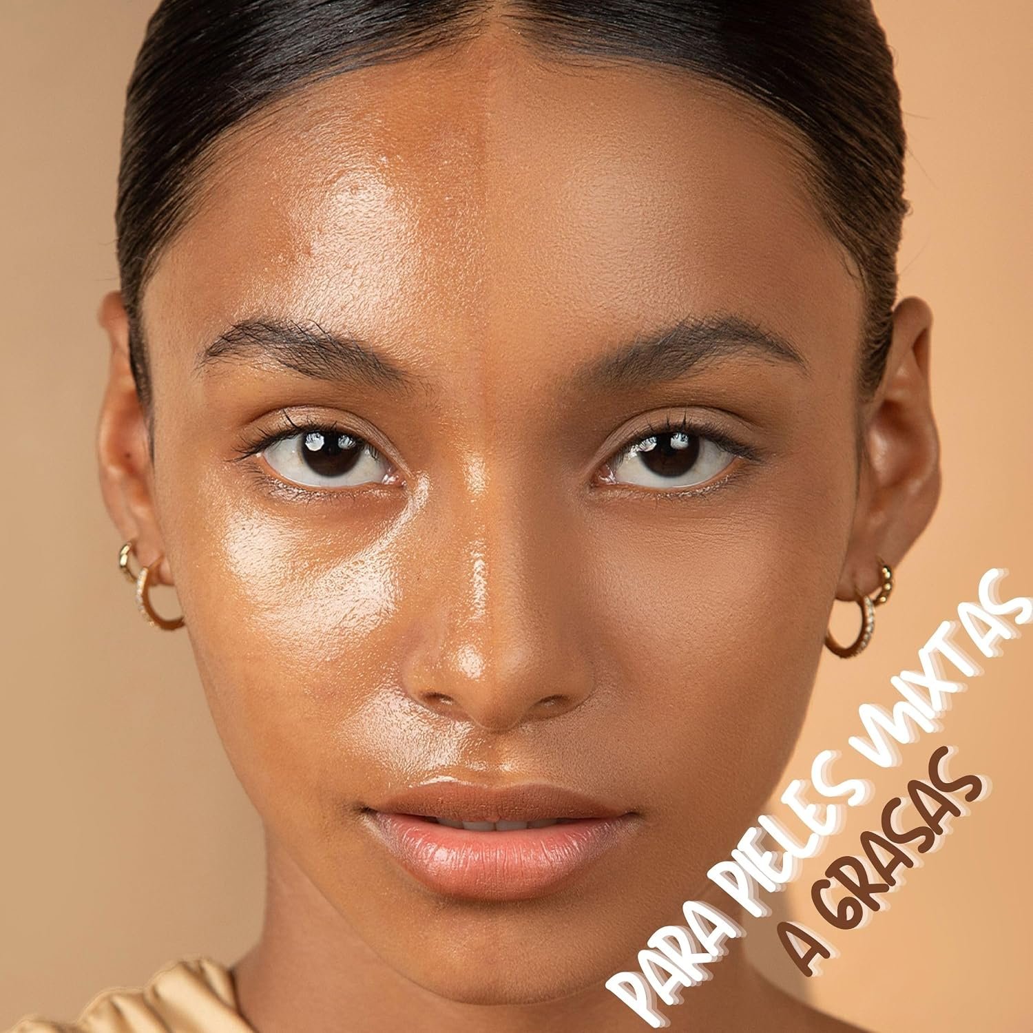 Pink Up | Matte Cover| Liquid Makeup with SPF 15 | 12-hour matte wear | Medium coverage for oily skin | Makeup | Foundation | Lightweight texture | Medium shade | Model PKMHR500 - Image 5