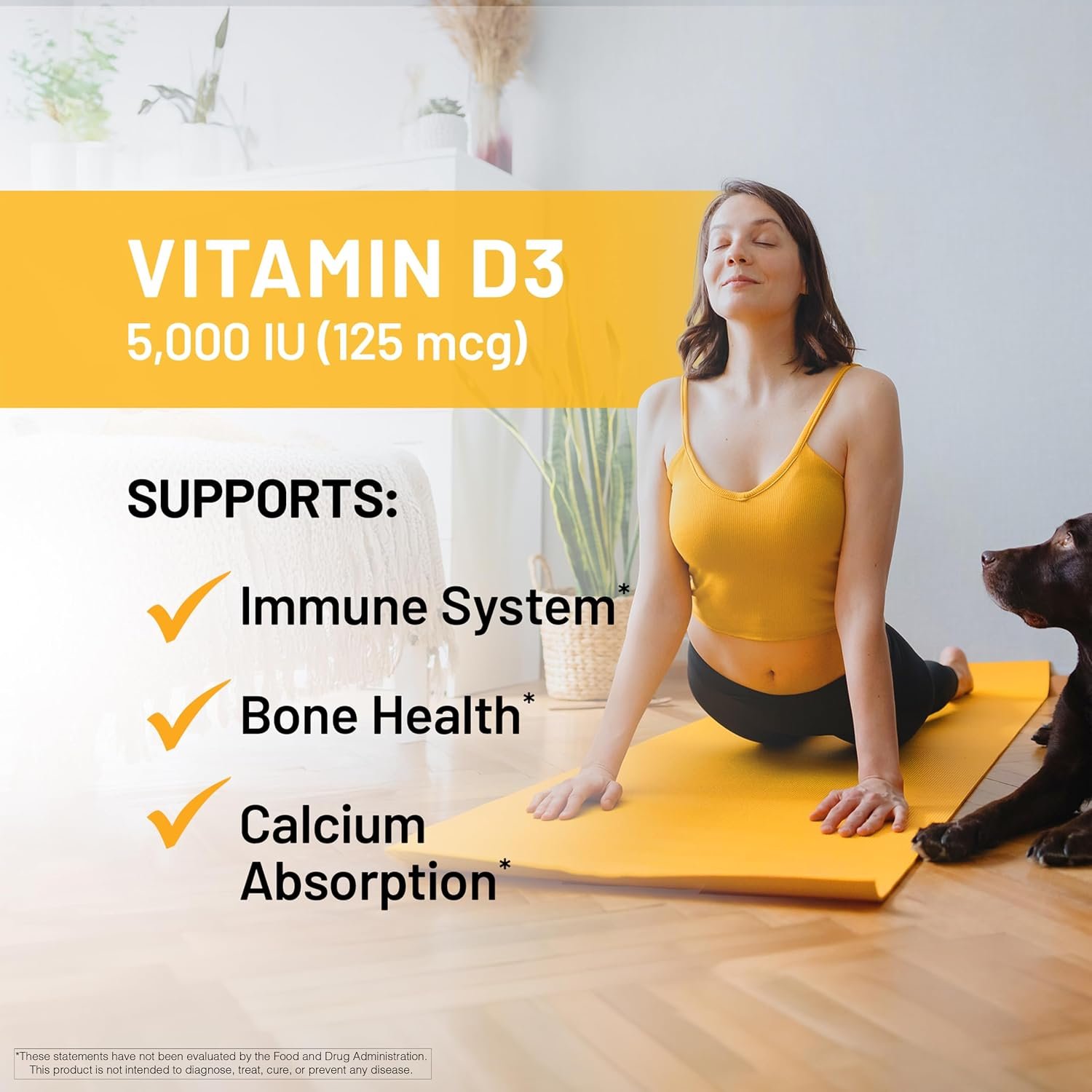 NatureWise Vitamin D3 5000IU Supplement, Immune Support, 360 Mini Softgels - Image 2