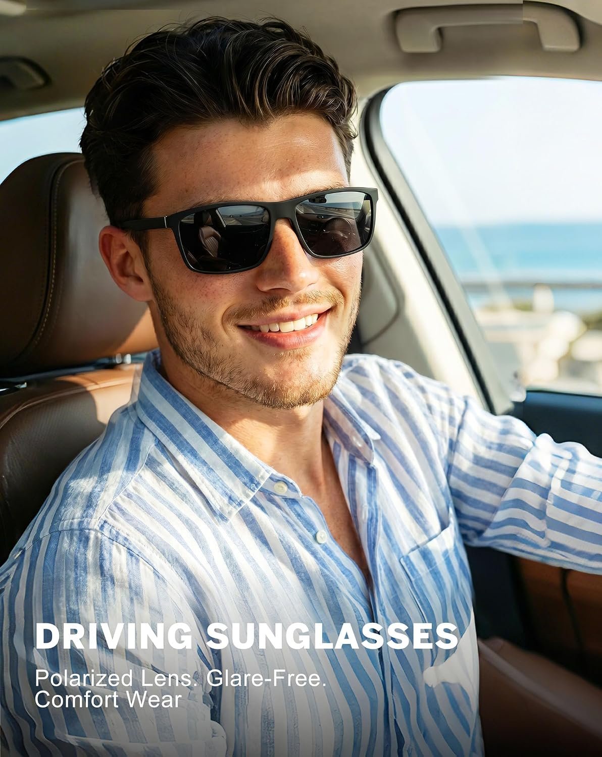 KALIYADI Polarized Sunglasses for Men and Women, Mens Sun Glasses with UV Protection for Driving Fishing Golf (3 Packs) - Image 3