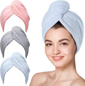 Hicober Microfiber Hair Towel Wrap ...