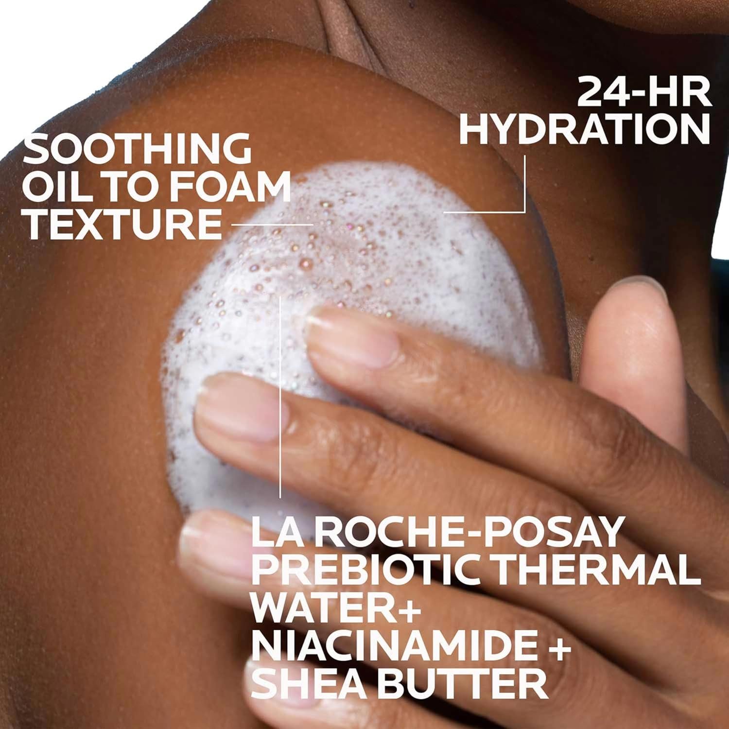 La Roche-Posay Lipikar AP+ Gentle Foaming Cleansing Oil, 13.52oz - Image 4