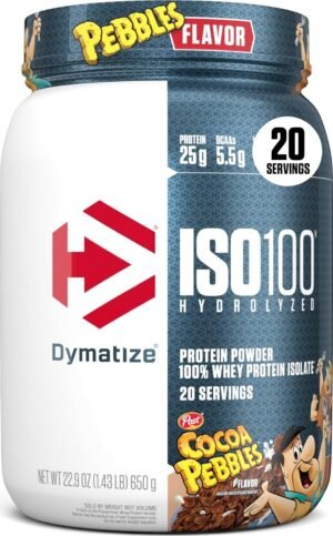 Dymatize ISO100 Protein Powder, 100...