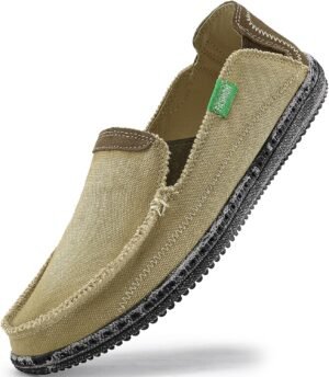 VILOCY Mens Slip on Deck Shoes Casu...