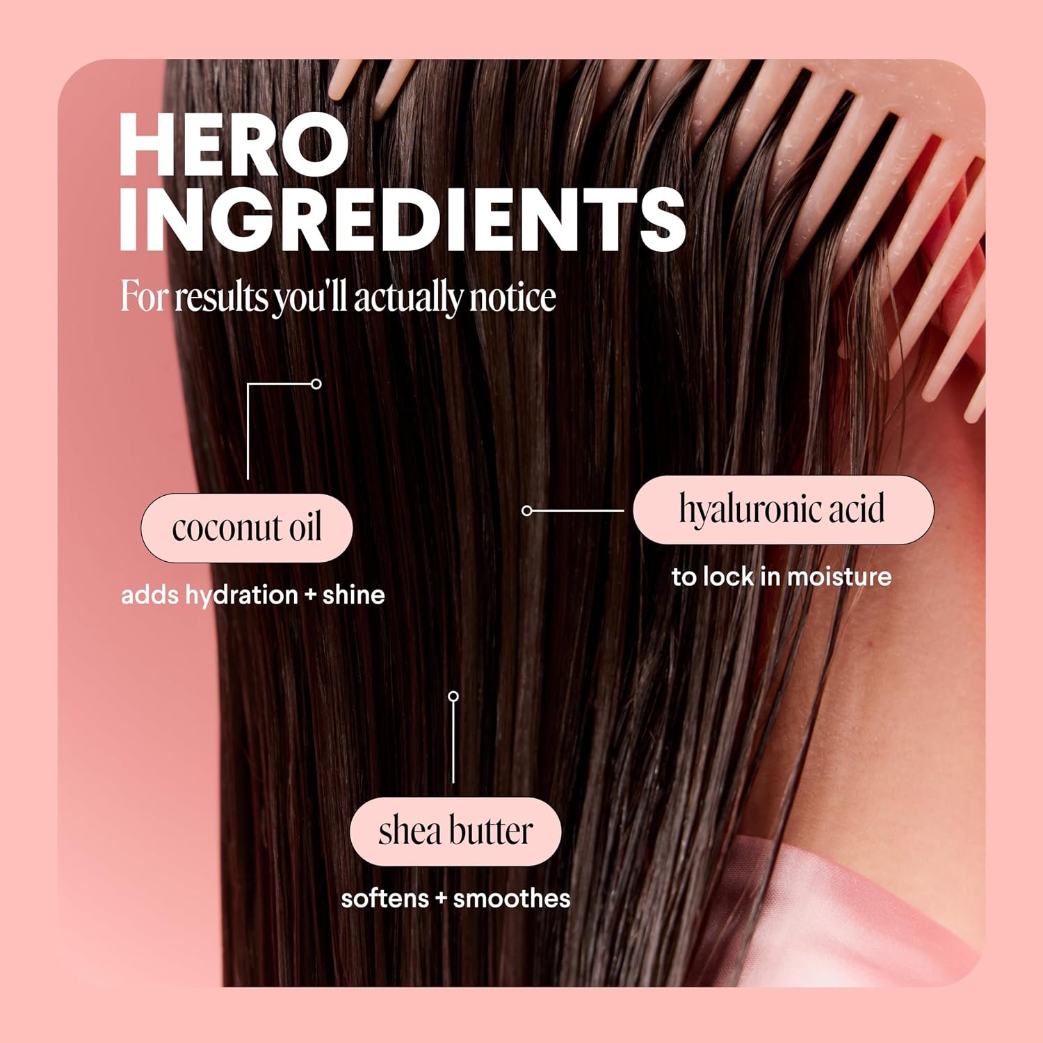 MONDAY HAIRCARE Moisture Shampoo + Conditioner Bathroom Set (2 Count) 27 oz Each for Dry, Coarse, Stressed, Frizzy Hair, Made with Coconut Oil, Rice Protein, Shea Butter and Vitamin E - Image 5