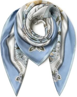 100% Mulberry Silk Scarf 35″ ...