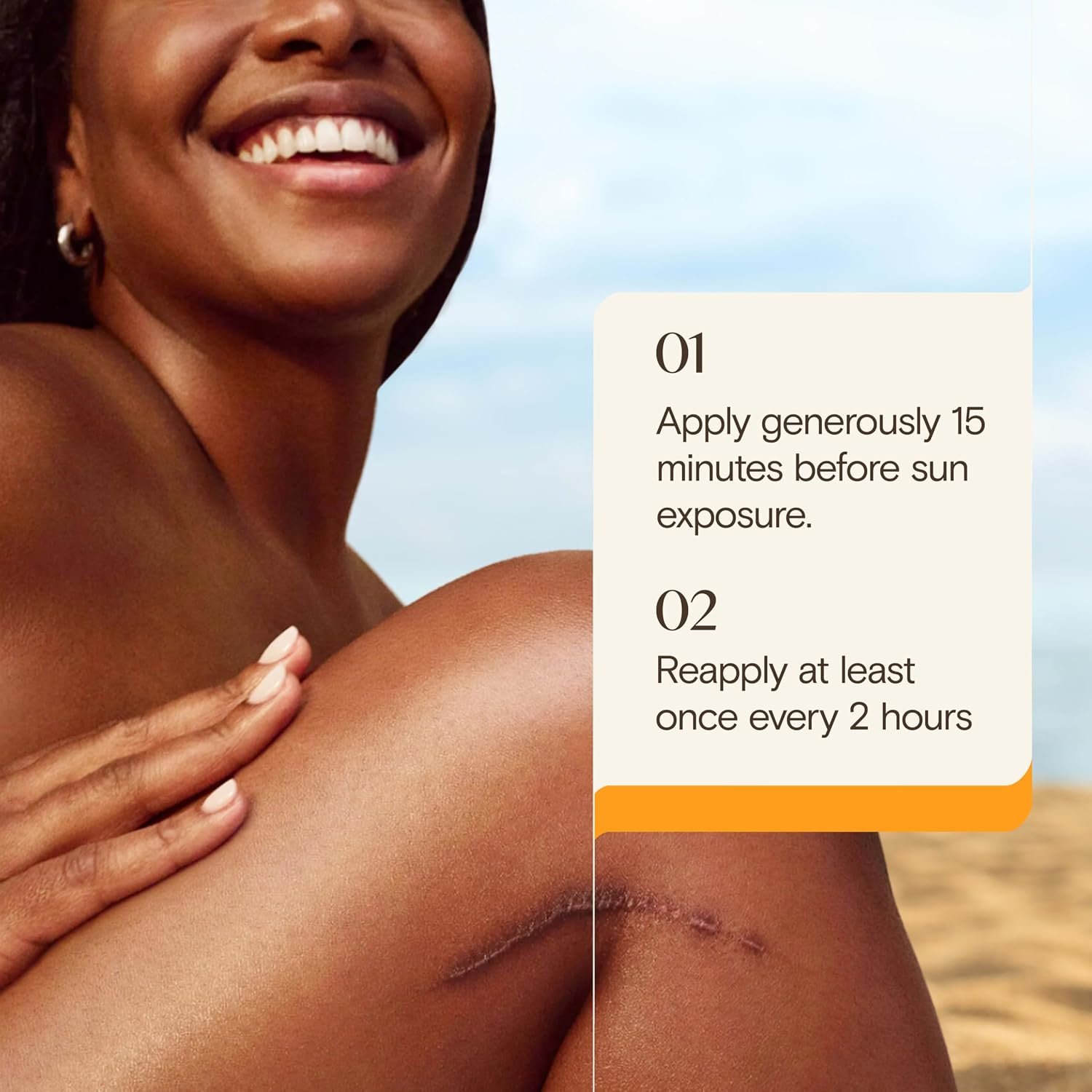 Aveeno Protect + Hydrate Sunscreen Lotion for Body & Face with Prebiotic Oat, SPF 60 Broad Spectrum Sunscreen, Paraben, & Oil Free, Water & Sweat Resistant (80-min) for Sensitive Skin, 3 Fl Oz - Image 6