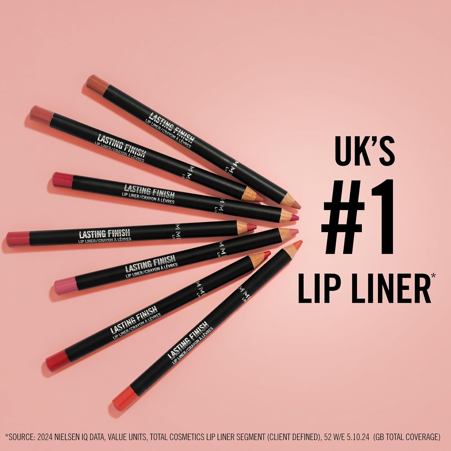 Rimmel Lasting Finish 8HR Soft Lip Liner Pencil - Vibrant, Blendable Formula to Lock Lipstick in Place for 8 Hours - 705 Cappuccino, .04oz - Image 4