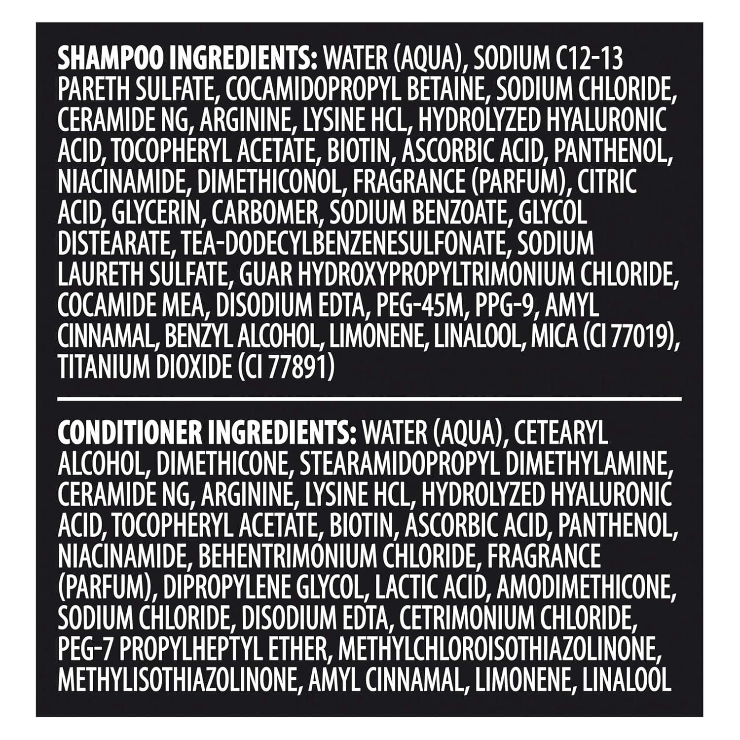 TRESemmé Rich Moisture Hydrating Shampoo & Conditioner Set 28 oz 2 Pack | Moisturizing for frizz-prone hair, Restores damaged hair, Moisturizes & detangles, Shampoo and Conditioner set - Image 8