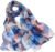 Pokeedioty Scarfs for Women Lightweight Scarves Elegant Floral Pattern Sheer Scarfs Shawls Wraps
