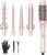 Wavytalk 5 in 1 Curling Wand Set with Thermal Brush & 0.5″-1.25″ Barrels