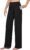 Willit Women’s Wide Leg Yoga Pants Work Dress Pants 27″ 28″ 30″ 32″ | 4-way stretch, high-waist tummy control, deep pockets, faux fly, 4 inseam lengths—from yoga to office in one pair