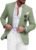 Men’s Blazer Casual Sport Coats Linen Slim Fit One Button Suit Jacket Lightweight Seersucker Sports Jacket