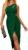 One Shoulder Formal Dress Ruched Cocktail Party Midi Dresses