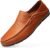 Go Tour Men’s Premium Genuine Leather Casual Slip on Loafers Breathable Driving Shoes Fashion Slipper