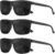 KALIYADI Polarized Sunglasses for Men and Women, Mens Sun Glasses with UV Protection for Driving Fishing Golf (3 Packs)