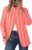Cicy Bell Women Plaid Blazer Business Stand Collar Open Front Suit Jacket