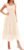 PRETTYGARDEN Women’s Summer Smocked Midi Tulle Dress