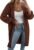 KIRUNDO Long Cardigans for Women Oversized Open Front Coats