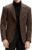 Mens Blazer Herringbone Tweed Wool Blend Slim Fit Prom Sport Coat
