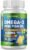 Built by Nature Omega 3 Mini Fish Oil, 90 Softgels Re-esterified Triglyceride Form (rTG), High Omega-3 1680mg, EPA and DHA, Small & Easier to Swallow