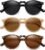 Retro Small Round Polarized Sunglasses for Women Vintage Style Circle Sun Glasses UV Protection
