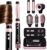 ELLA BELLA® 6 in 1 Professional Hot Air Styler & Straightener, Fast Drying | Powerful Hair Dryer Set – Styling Without Heat Damage. Curling, Volumizing. Includes Protective Travel Case