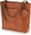 BERLINER BAGS Vintage Genuine Leather Tote Bag For Women Seville