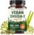 Vegan Omega 3 Algae Oil, Plant Based DHA EPA, Sustainably Sourced, Non-GMO | Carrageenan-Free, Heart Brain & Eye Health Support, Fish Oil Alternative, Omega 3 Fatty Acid Supplements, 60 Vegan Softgels