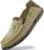 VILOCY Mens Slip on Deck Shoes Casual Canvas Loafers Beach Boat Shoes Zero Drop Vintage Flat