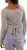 Women Wool Tie Front Tops Crop Top Solid Long Sleeve Solid V Neck Lightweight Crochet Cardigan Crop